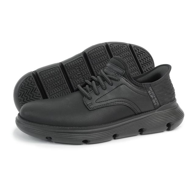 SKECHERS スケッチャーズ スリッポン メンズ ハンズフリー スリップインズ ガーザ ガービン 205046 ブラック GARZA BBK