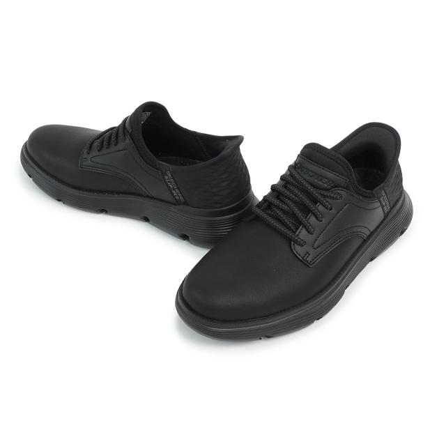 SKECHERS スケッチャーズ スリッポン メンズ ハンズフリー スリップインズ ガーザ ガービン 205046 ブラック GARZA BBK
