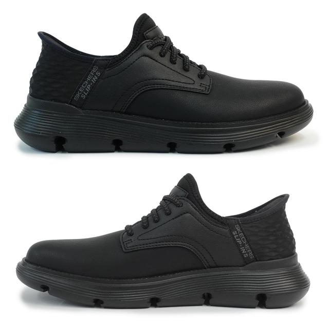 SKECHERS スケッチャーズ スリッポン メンズ ハンズフリー スリップインズ ガーザ ガービン 205046 ブラック GARZA BBK
