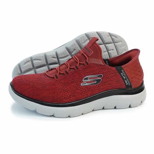 SKECHERS スケッチャーズ スリップインズ ハンズフリー スニーカー スリッポン サミッツ ハイレンジ レッド SUMMITS 232469W RDBK