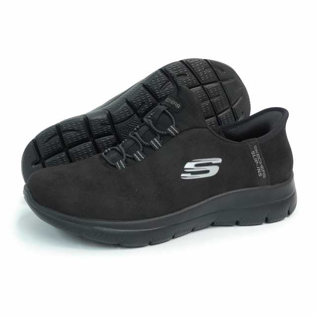 SKECHERS スケッチャーズ スニーカー ハンズフリー スリップインズ レディース SUMMITS サミッツ-アンノウントレイル 150254W BBK ブラ