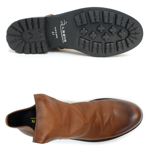 アルジス ARGIS メンズ ブーツ シューズ 62206 ダークブラウン 茶 日本