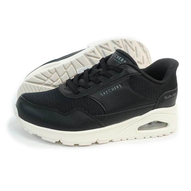 SKECHERS スケッチャーズ スニーカー レディース スリップインズ ウノ バンクシア BANKSIA 177117W BLK ブラック ハンズフリー