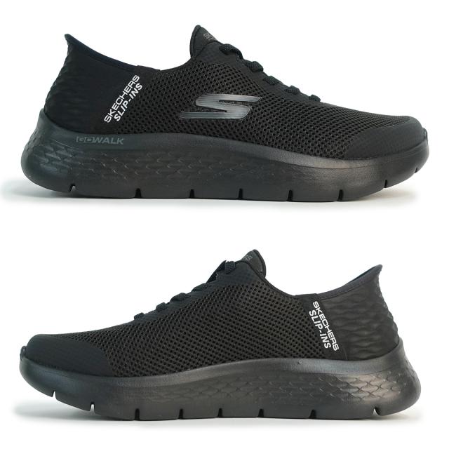 SKECHERS スケッチャーズ スニーカー スリップインズ ゴーウォーク フレックス ハンズ アップ 216324WW BBK ブラック エクストラワイド 幅広_4