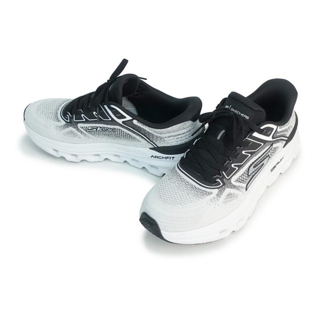 SKECHERS スケッチャーズ スニーカー スリップインズ ゴーラン アーチ形相応う グライドステップ 221120 WBK 白いこと/黒いこと