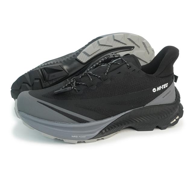 ハイテック HI-TEC スニーカー メンズ アウトドア NOMAD ADV WP ブラック/スティール/クールグレー ハイクスニーカー 高機能