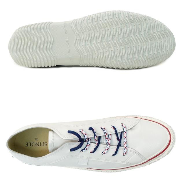 SPINGLE スピングル スニーカー ローカット SP-1045 ホワイト/レッド