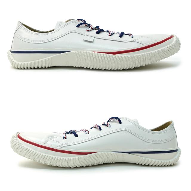 SPINGLE スピングル スニーカー ローカット SP-1045 ホワイト/レッド