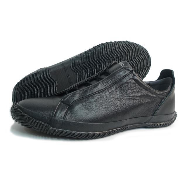 SPINGLE スピングル スニーカー SP-1048 ブラック 黒 メンズ レディース 日本製 カンガルーレザー スピングルムーブ SPINGLE MOVE