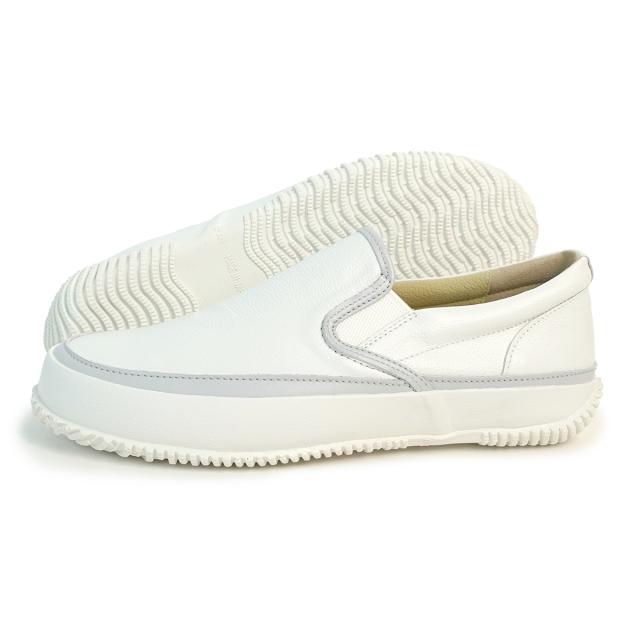 SPINGLE スピングル スニーカー スリッポン SP-1059 ホワイト 日本製 スピングルムーブ SPINGLE MOVE 父の日