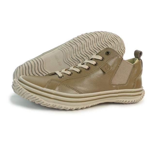 SPINGLE スピングル スニーカー SP-442 オリーブグレー メンズ レディース 革 カンガルーレザー  定番 日本製 スピングルムーブ