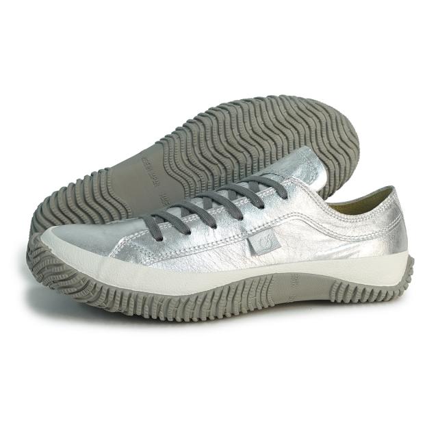 SPINGLE スピングル スニーカー ローカット メンズ レディース SP-110 シルバー  革 カンガルーレザー  定番 日本製 スピングルムーブ