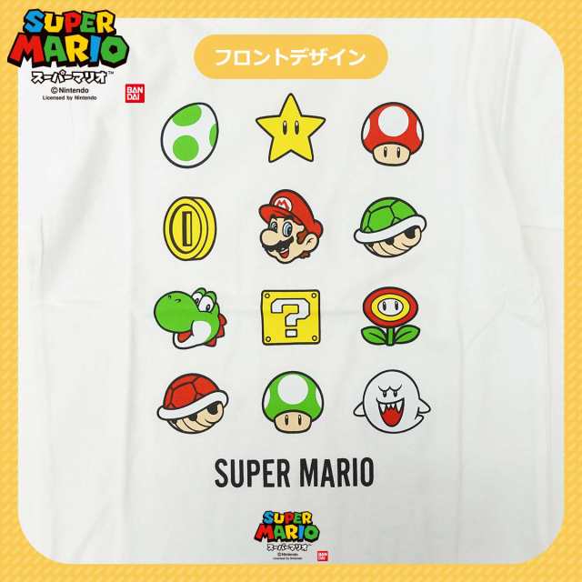 スーパーマリオ 22863092 メンズ レディース アイコン Tシャツ