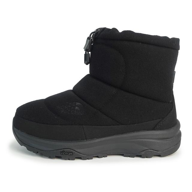 ノースフェイス THE NORTH FACE ヌプシ ブーティ ショート ウォータープルーフ ウール NF52572 KK TNFブラック×TNFブラック 防水