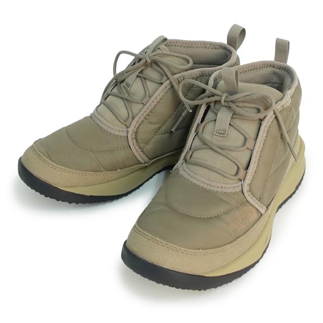 ノースフェイス THE NORTH FACE メンズ レディース ブーツ ヌプシ チャッカ ウォータープルーフ 3 NF52573 MK マッシュルーム×TNFブラック Nuptse Chukka WP