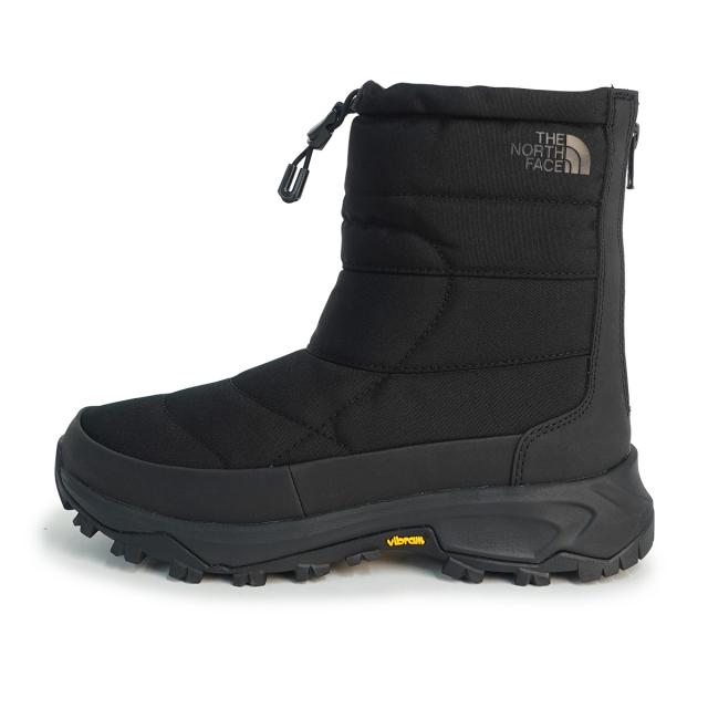 ノースフェイス THE NORTH FACE ブーツ レディース メンズ ヌプシ ブーティ ウォータープルーフ バックジップ NF52577 KK TNFブラック×TNFブラック 防水