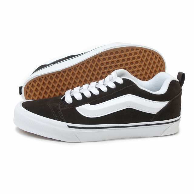 VANS バンズ スニーカー メンズ レディース KNU SKOOL BROWN WHITE VN0009QCNWH ニュースクール ブラウン ホワイト