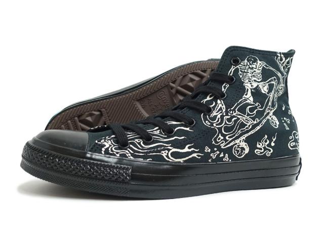 コンバース Converse スニーカー ハイカット オールスター Us スカルスケーター Hi ブラック All Star Us Skullskater Hi 黒 ガイコツ の通販はau Pay マーケット ガレージファイン Au Pay マーケット店