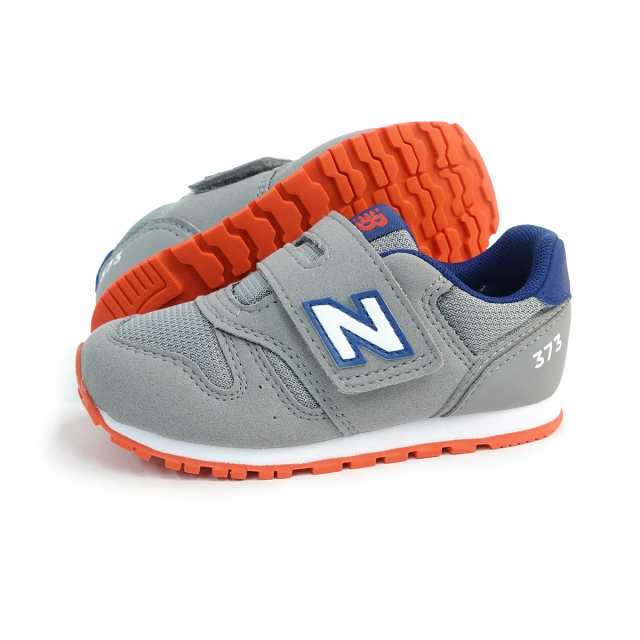 ニューバランス new balance ベビー スニーカー 373 子供靴 IZ373 PA2 グレー 出産祝い 赤ちゃん ファーストシューズ プレゼント 運動会 通園 遠足の通販は