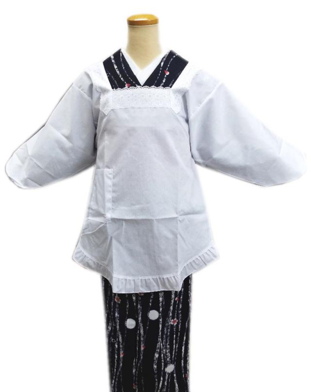 割烹着 かっぽうぎ 白色 ｍ ｌ 撥水 撥油加工 日本製 着物 洋服の通販はau Pay マーケット 和さくら庵
