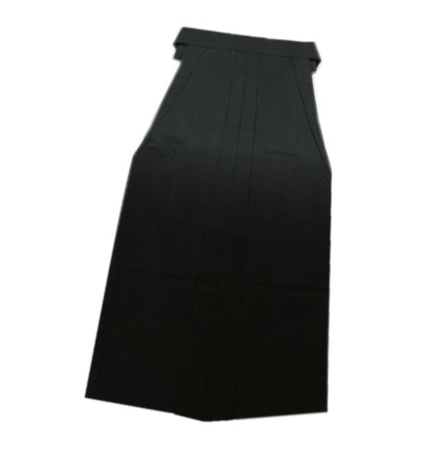 袴 はかま グラデーションぼかし 刺繍 グレー黒色地桜 S M L LL