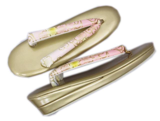 草履バッグセット ピンク白ぼかし桜流水 ＬＬ 25.5ｃｍ 3Ｌ 26ｃｍ 大きいサイズ 振袖 成人式 卒業式 袴 訪問着 着物