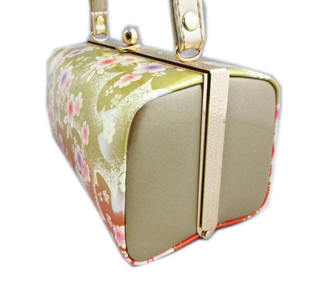 草履バッグセット 大きいサイズ ３Ｌ 26.5ｃｍ 金朱色ぼかし地桜さくら 日本製 振袖 成人式 卒業式 袴 着物 振袖用 はかま XＬ