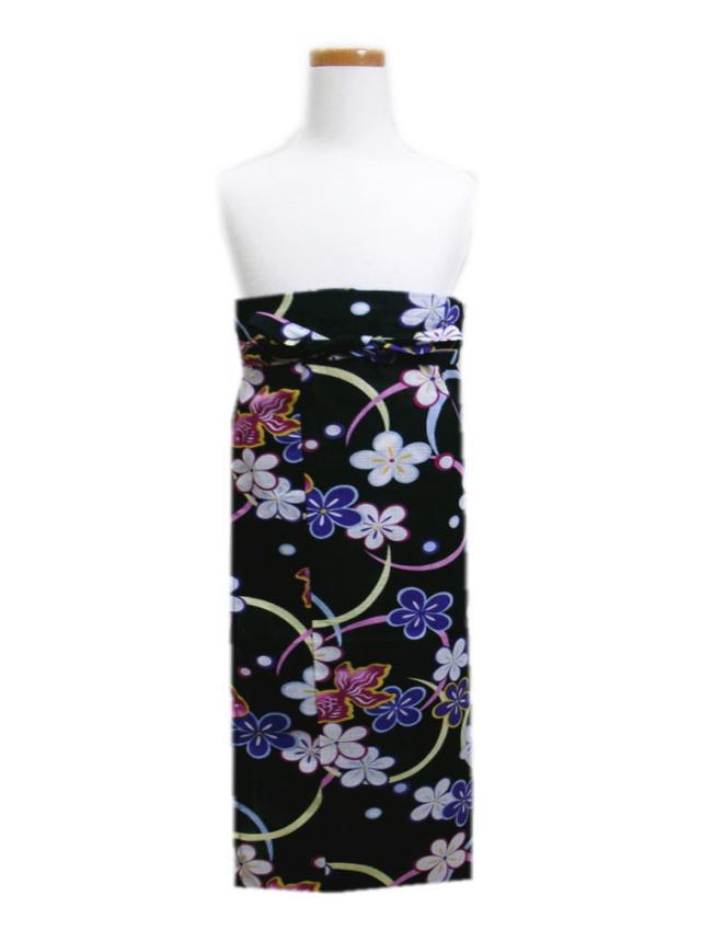 レトロ　浴衣　セット　140cm　女の子　紺色　作り帯　ピンク　髪飾り　兵児帯 レトロ 浴衣 セット 140cm 女の子 紺色 作り帯 ピンク 髪飾り 兵児帯