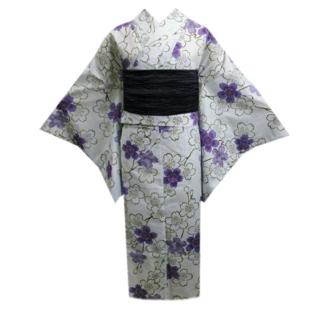 大人兵児帯【ブラックリリー】【クロコダイルパープル】のセット 大人兵児帯【クロコダイル パープル】 大人の兵児帯 浴衣帯 兵児帯