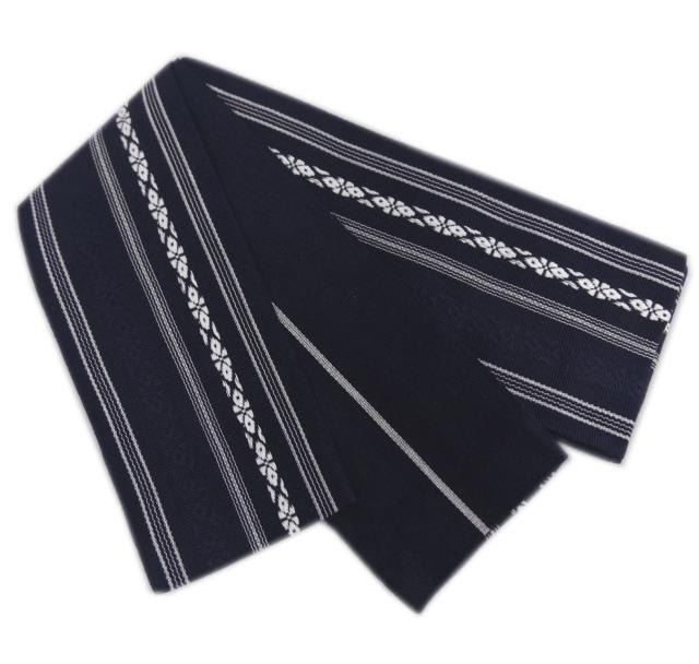 角帯 メンズ 男物 男性 献上柄 濃紺色 浴衣 着物 日本製の通販はau Pay マーケット 和さくら庵