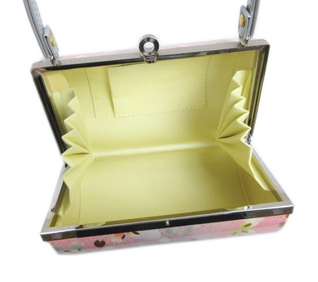 草履バッグセット 横丸型 薄ピンク色地桜蝶 ＬＬ 25.5ｃｍ 大きいサイズ 振袖 成人式 卒業式 袴 訪問着 着物 2Ｌ