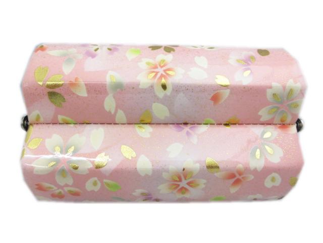草履バッグセット 横丸型 薄ピンク色地桜蝶 ＬＬ 25.5ｃｍ 大きいサイズ 振袖 成人式 卒業式 袴 訪問着 着物 2Ｌ