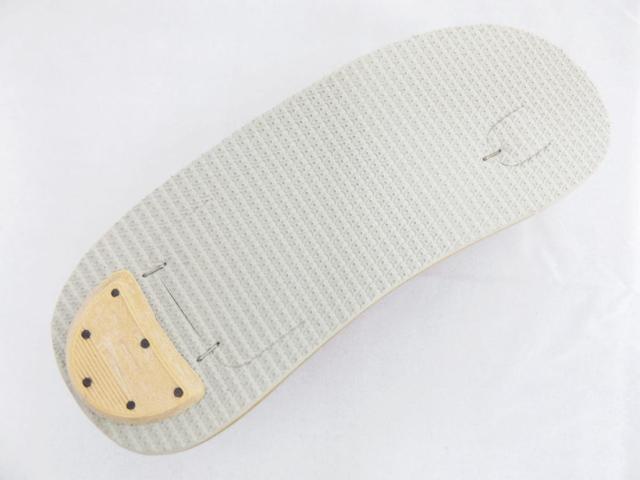 草履 ぞうり 厚底ヒール こっぽり風 ワイン台桜刺繍鼻緒白 フリー 振袖