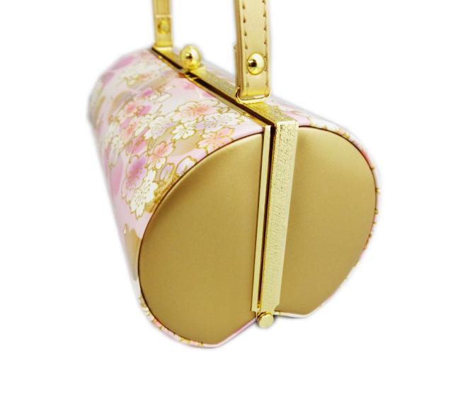 草履バッグセット 横丸型 ピンクぼかし桜華輪 Ｌ 24.5cm 日本製 振袖 成人式 卒業式 袴 訪問着 着物 きもの 振袖用