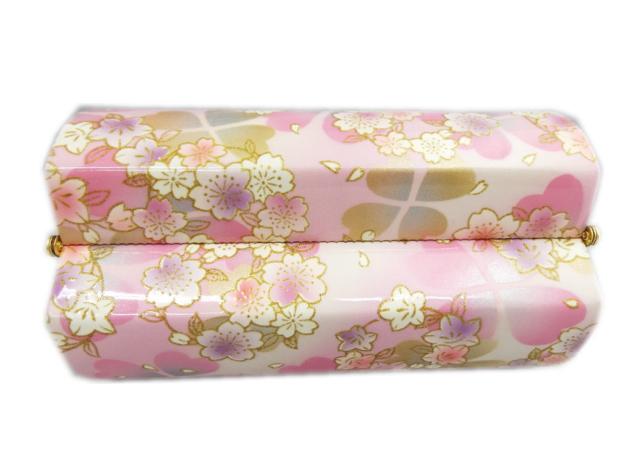 草履バッグセット 横丸型 ピンクぼかし桜華輪 Ｌ 24.5cm 日本製 振袖 成人式 卒業式 袴 訪問着 着物 きもの 振袖用