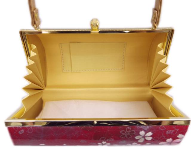 草履バッグセット 横丸型 ワイン色銀ぼかし桜さくら Ｌ 24.5cm 日本製 振袖 成人式 卒業式 袴 訪問着 着物 きもの 振袖用