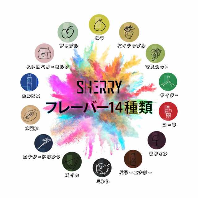 持ち運び シーシャ SHERRY シェリー VAPE 禁煙 電子タバコ 水蒸気 電子