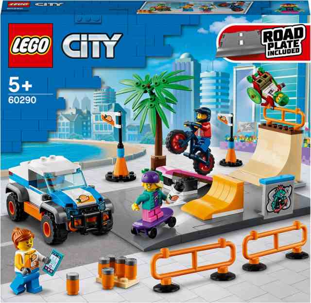 レゴ(LEGO) シティ レゴシティスケートパーク　ロードプレート付 60290｜au PAY マーケット