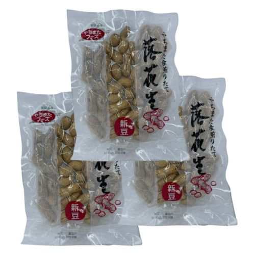 落花生 やちまた産 中手豊 （新豆入荷） 70g×3袋 おためし 殻付き煎り