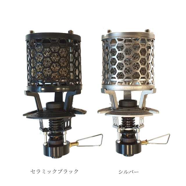 GASWARE T-HEATER 小型 ガスストーブ シルバー ブラック コンパクト