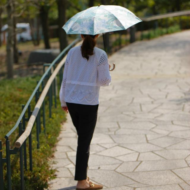WAKAO ワカオ 晴雨兼用 傘 雨傘 日傘 折り畳み バンブー ハンドル ペイズリー フラワー プリント 柄 軽量 竹 折りたたみ傘 持ち手 竹製 日本製 傘 折傘 上品 レディース カーボン 高級 上質 贈り物 プレゼント ギフト 誕生日 wakao WAKAO ワカオ 晴雨兼用 傘 雨傘 日傘 折り畳み バンブー ハンドル
