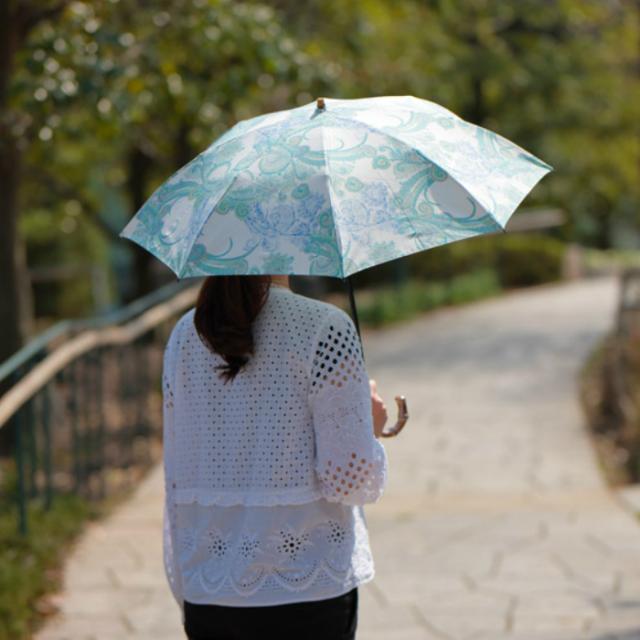 WAKAO ワカオ 晴雨兼用 傘 雨傘 日傘 折り畳み バンブー ハンドル