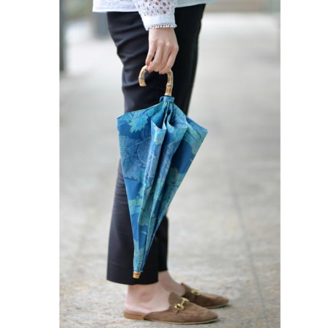 WAKAO ワカオ 晴雨兼用 傘 雨傘 日傘 折り畳み バンブー ハンドル