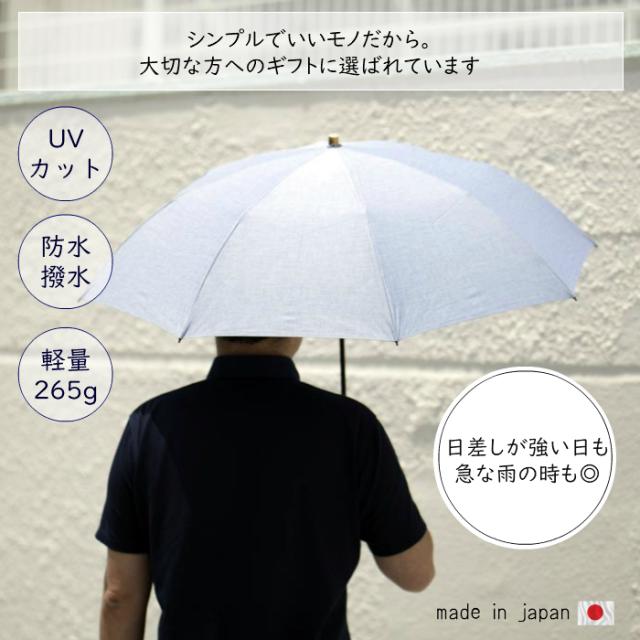 wakao 男女兼用 折りたたみ傘 晴雨兼用 雨傘 ワカオ 日本製 軽量