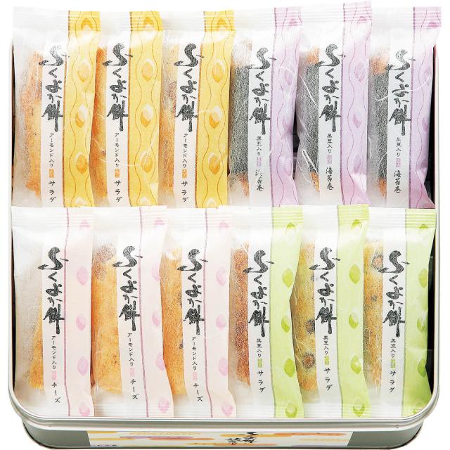 もち吉 ふくよか餅 詰合せ 小缶【国産米100％ 4種52本】 の通販