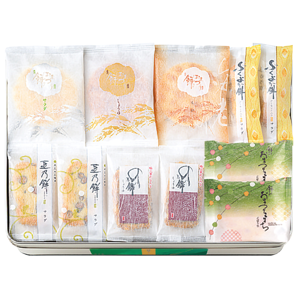 特撰詰合せ　びろうど　もち吉　6箱まとめ もち吉 特撰詰合せ びろうど【ギフト プレゼント 詰め合わせ せんべい