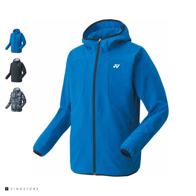 ヨネックス テニス バドミントン ウェア ユニウォームアップパーカー（YONEX uni warm up hoodie）50142 ユニセックス 489(OCNBL)オーシャンブルー/007(BK)ブラック/010(GR)グレー テニス バドミントン ウインドブレーカー ジップアップ トップス アウター