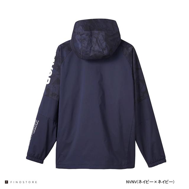 ムーブスポーツ ウインドブレーカー ヒートナビ タッチ 総柄フルジップフーディー（MOVESPORT HEATNAVI TOUGH HOODIE）ST4FWB31M メンズ トレーニングウェア スポーツウェア_1