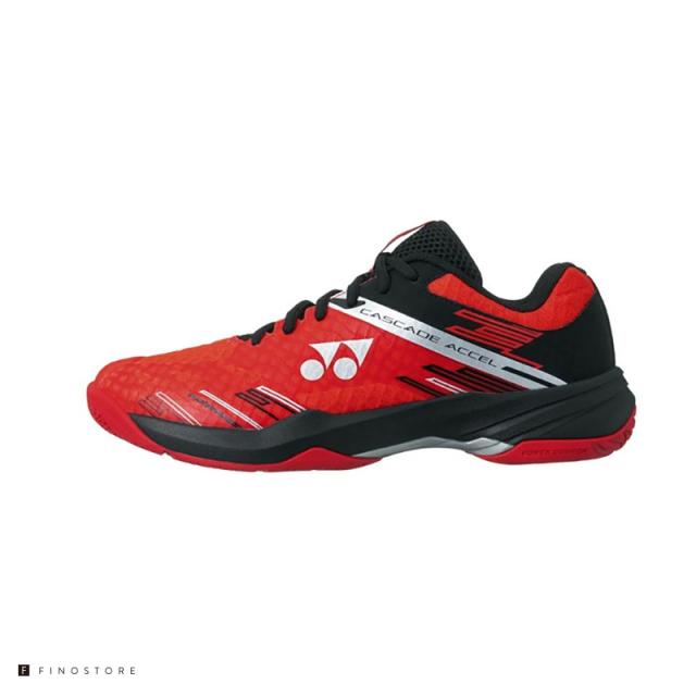 ヨネックス バドミントン シューズ パワークッション カスケードアクセル（YONEX POWER CUSHION CASCADE ACCEL）SHBCA1 053 ユニセックス キッズ ジュニア RED/BLACK