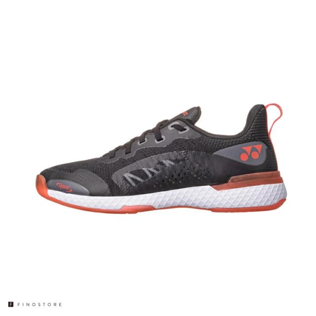 ヨネックス テニスシューズ インドア パワークッション 507（YONEX POWER CUSHION 507）SHT507 187 ユニセックス BLACK/RED_1